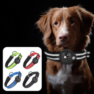 Integrated Apple AirTag Dog Collars